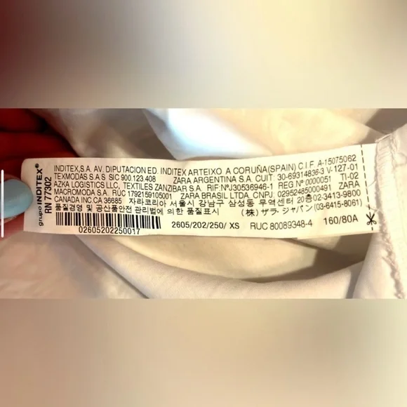 Zara Midi Shirt Dress in Snow White Women’s Size Small - Picture 10 of 11